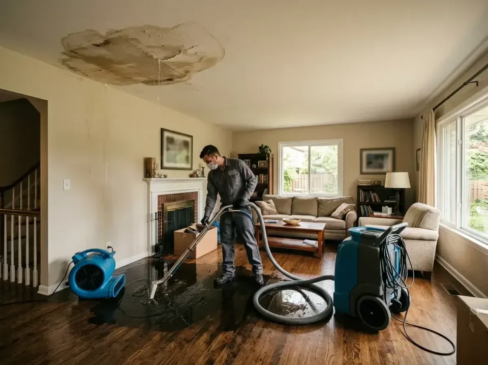attic-pipe-burst-ceiling-drip-008 — frequently asked questions, Water Damage Restoration & Carpet Care in Forestville, MD